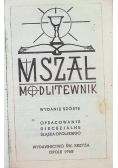 Mszał modlitewnik