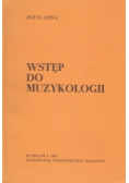 Wstęp do muzykologii