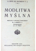 Modlitwa myślna 1931 r.