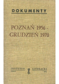 Poznań 1956 - grudzień 1970 dokumenty
