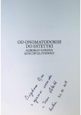 Od onomatodoksji do estetyki