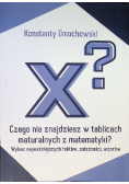 Czego nie znajdziesz w tablicach maturalnych z matematyki?