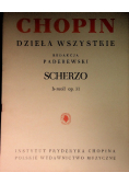 Chopin Dzieła wszystkie Scherzo b - moll