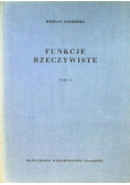 Funkcje rzeczywiste Tom II