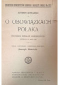 O obowiązkach Polaka 1918 r.