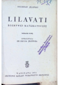 Lilavati Rozrywki Matematyczne
