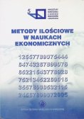 Metody ilościowe w naukach ekonomicznych