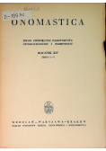 Onomastica Rocznik XIV Zeszyt 1 i 2