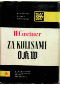 Za kulisami OKW