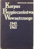Korpus Bezpieczeństwa Wewnętrznego 1945 -1965