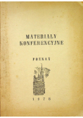 Materiały konferencyjne Poznań