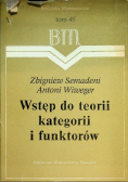 Wstęp do teorii kategorii i funktorów
