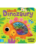 Wesołe dinozaury Książeczka z cekinami