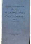 Inteligencja wola zdolność do pracy 1927 r.