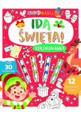 Koloromania. Idą święta! Kolorowanka