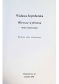 Szymborska Wybrane wiersze