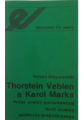 Thorstein Veblen a Karol Marks