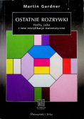 Ostanie rozrywki