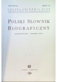 Polski Słownik Biograficzny ,zeszyt 158