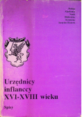 Urzędnicy inflanccy XVI do  XVIII wieku