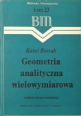 Geometria analityczna wielowymiarowa Tom 23