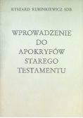 Wprowadzenie do Apokryfów Starego Testamentu