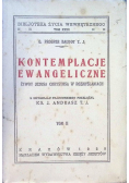 Kontemplacje ewangeliczne Tom II 1929 r.