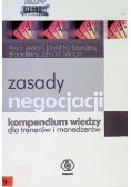 Zasady negocjacji kompendium wiedzy dla trenerów i menadżerów