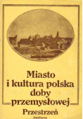 Miasto i kultura polska doby przemysłowej Przestrzeń