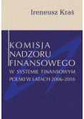 Komisja Nadzoru Finansowego w systemie finansowym Polski w latach 2006 - 2016