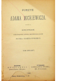 Poezye Tom IV  1888 r. Warszawa - Petersburg