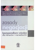 Zasady negocjacji kompendium wiedzy dla trenerów i menadżerów