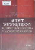 Audyt wewnętrzny w jednostkach sektora finansów publicznych