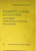 Elementy chemii kwantowej