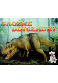 Groźne dinozaury Książka z puzzlami