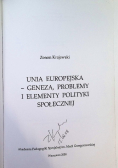 Unia Europejska geneza problemy i elementy polityki społecznej