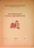 Małopolskie studia historyczne