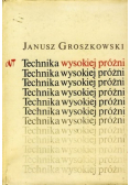 Technika wysokiej próżni