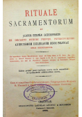 Rituale Sacramentorum, 1892 r.