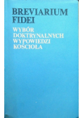 Breviarium fidei Wybór doktrynalnych wypowiedzi Kościoła