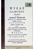 Wykaz prawideł podług których przy sądowych obdukcjach medycy lub chirurgowie dokładne tak zwane Visa Reperta spisywać i sporządzać mogą