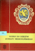 Wypisy do dziejów Powiatu Niemodlińskiego