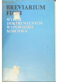 Breviarium fidei Wybór doktrynalnych wypowiedzi Kościoła
