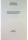 Analiza finansowa przedsiębiorstwa