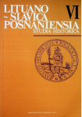 Lituano Slavica Posnaniensia Tom VI