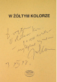 W żółtym kolorze