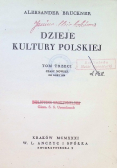 Dzieje kultury Polskiej Tom 3 1931 r