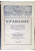 Upadłość, 1931 r.