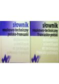 Słownik naukowo - techniczny polsko - francuski Tom 1 i 2
