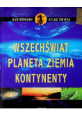 Ilustrowany Atlas Świata Wszechświat Planeta Ziemia Kontynenty